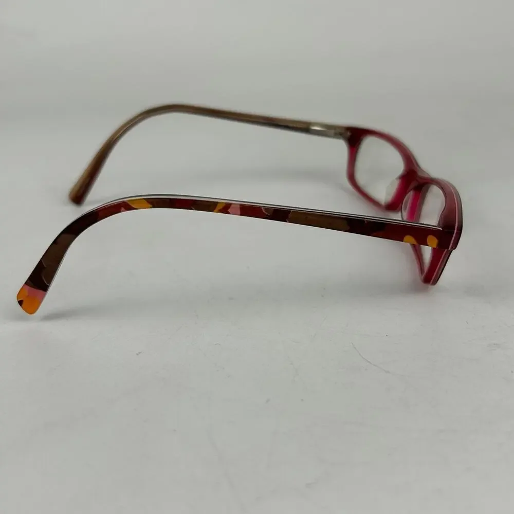 Vera Bradley 23034 LX‎ Eyeglasses Womens Brown Plastic Carnaby Frame 47-16
